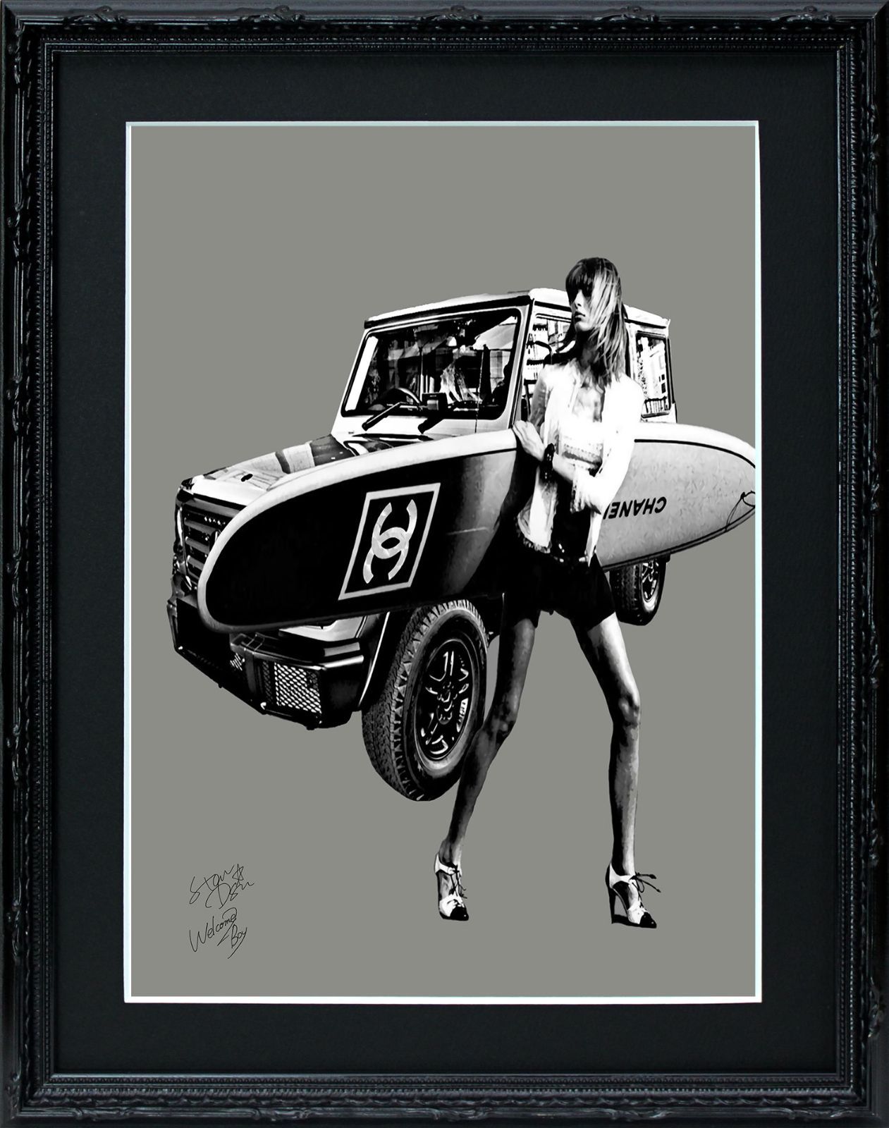 LOUIS VUITTON type☆アートインテリアポスター＃220☆葛飾北斎 A4