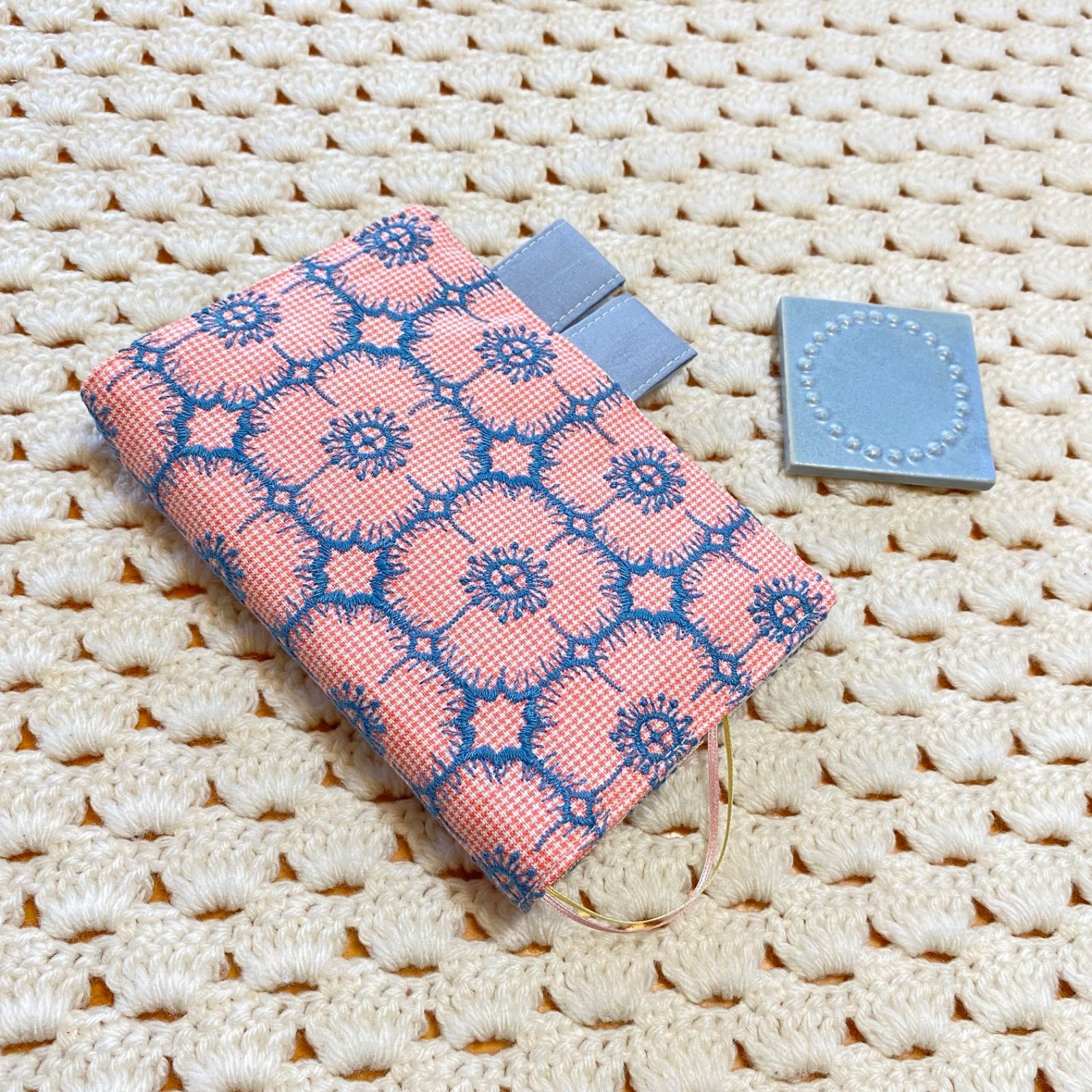 ほぼ日手帳カバー オリジナルサイズ ミナペルホネン anemone ピンク 