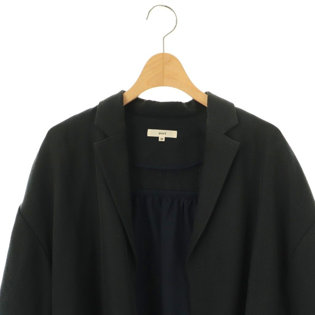 M*O様 yori テーラードジャケット ネイビー M*O様 yori テーラードジャケット ネイビー オーバーライト