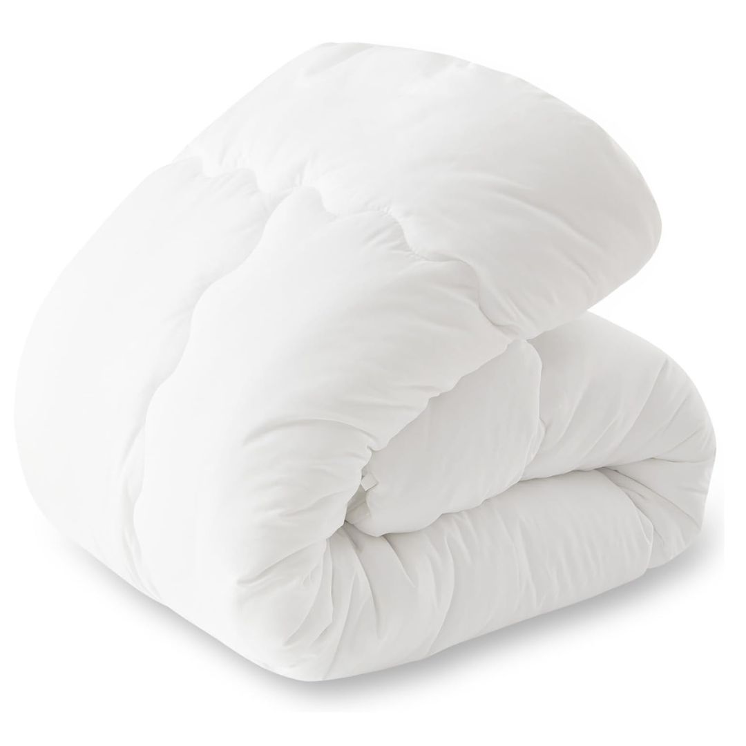 【在庫処分】クモリ(Kumori) 掛け布団 ダブル オールシーズン 軽量 洗える 「TEIJIN 抗菌消臭中棉」 秋冬 2.85kg 暖かい ふんわり 柔らかい ほこりが出にくい 保温 通気 掛けふとん 年中使える ホ