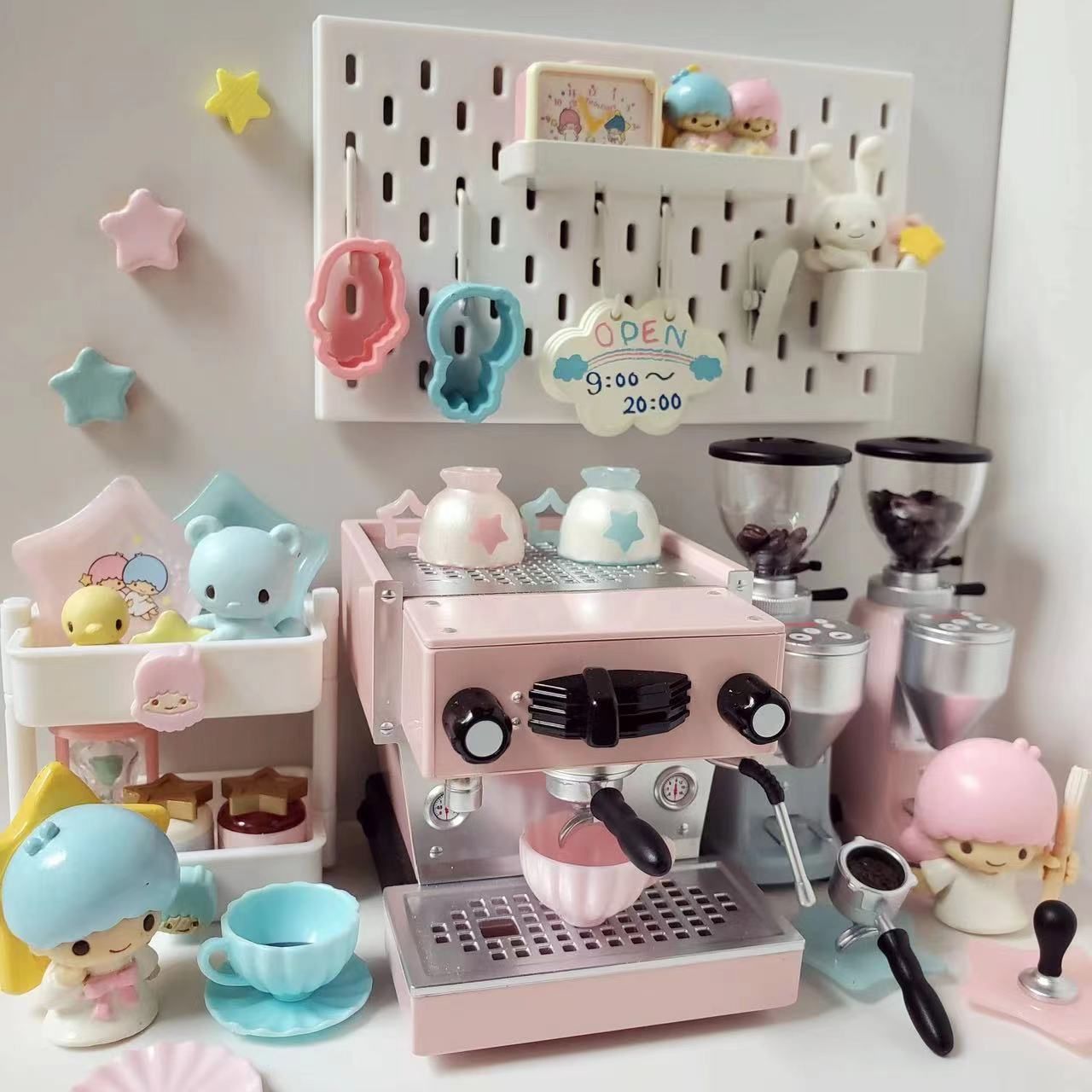 ミニチュア 1/6スケール コーヒーメーカー&グラインダーセット