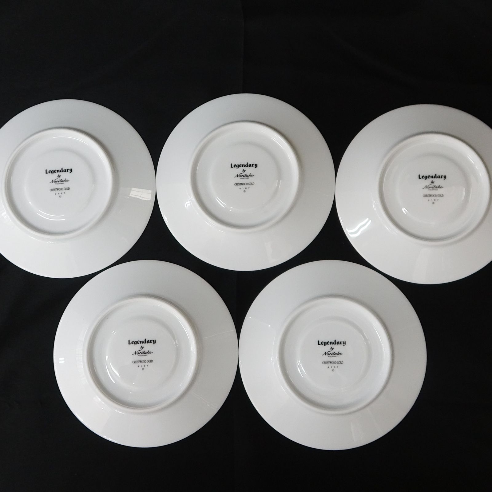 未☆ノリタケ CRESTWOOD GOLD 4167 5枚