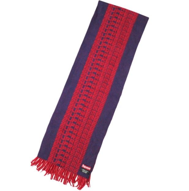 supreme logo repeat scarf シュプリーム　マフラー SUPREME シュプリーム 18AW Logo Repeat Scarf ロゴリピート