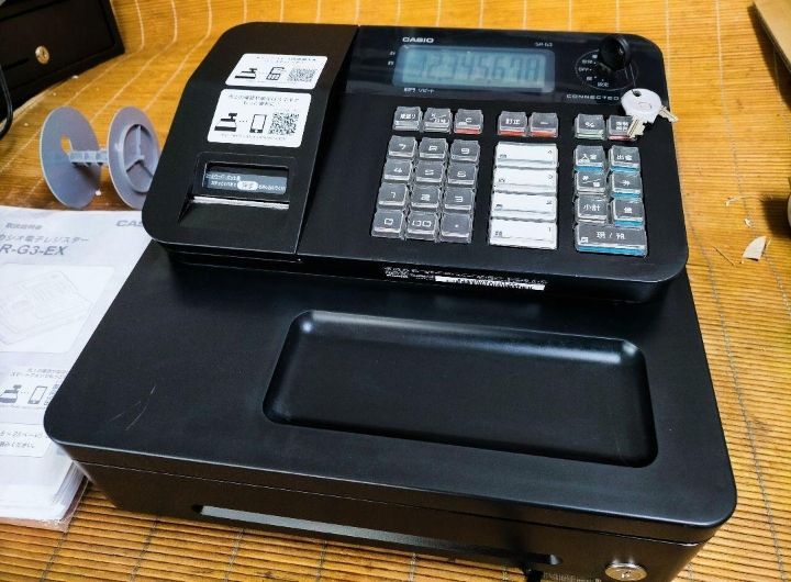 カシオレジスター SR-G3EX スマホ連携売上管理 送料無料 900207
