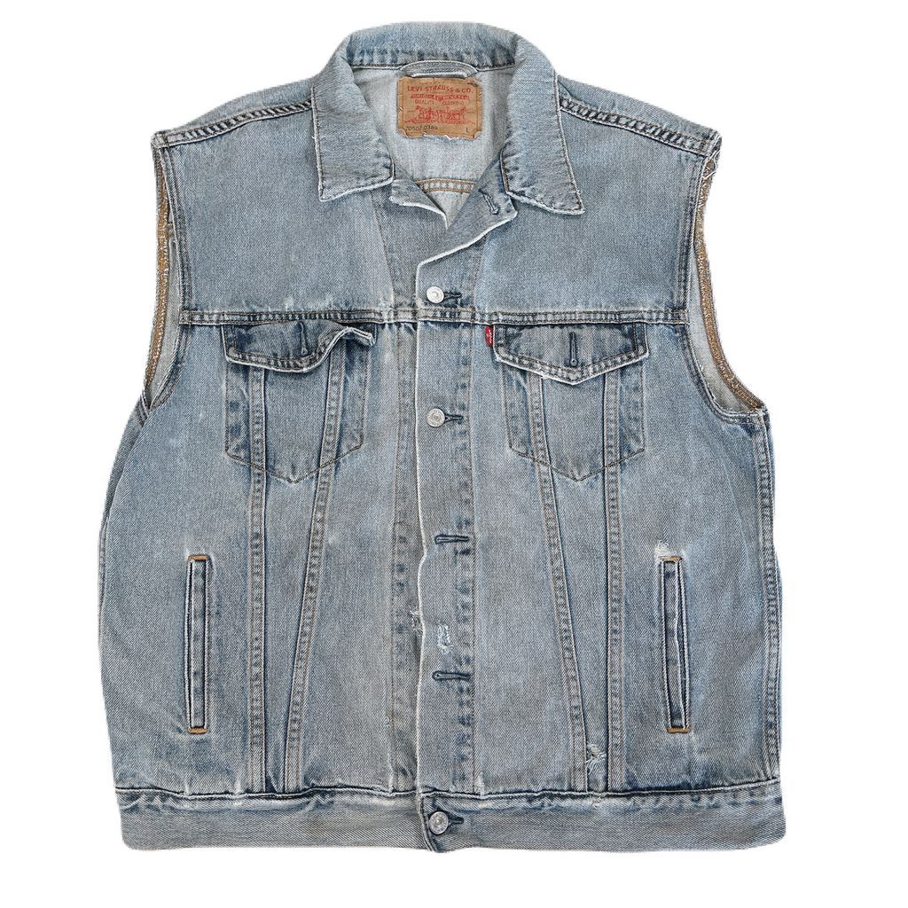 Lsize Levi s denim vest 70507 リーバイス デニム ベスト 254175