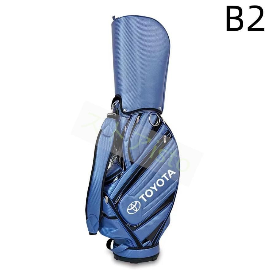 ゴルフバッグキャディバッグスタンダードクラブバッグ男女防水PU PGM