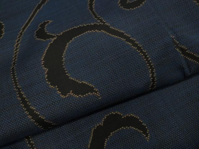 平和屋着物○本場大島紬 吉祥花文 正絹 逸品 CAAX4514ut 平和屋着物○