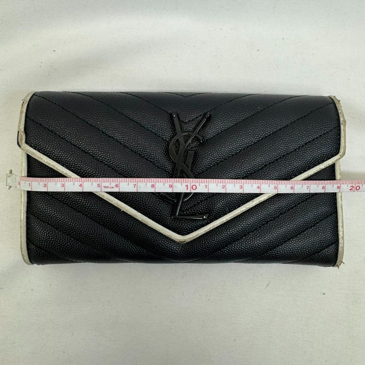 K【YSL】イブサンローラン パリカサンドラ 長財布 キルティング レザー 