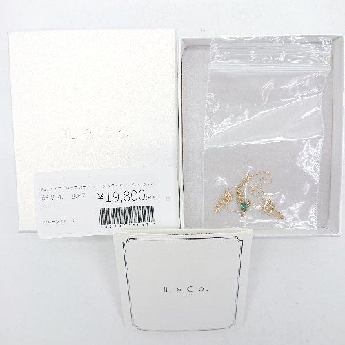 Θ L - Co. エルアンドコー 定価￥19 .800 ストーン＆ダイアモンド ネックレス ゴールド レディース E 1412090043437