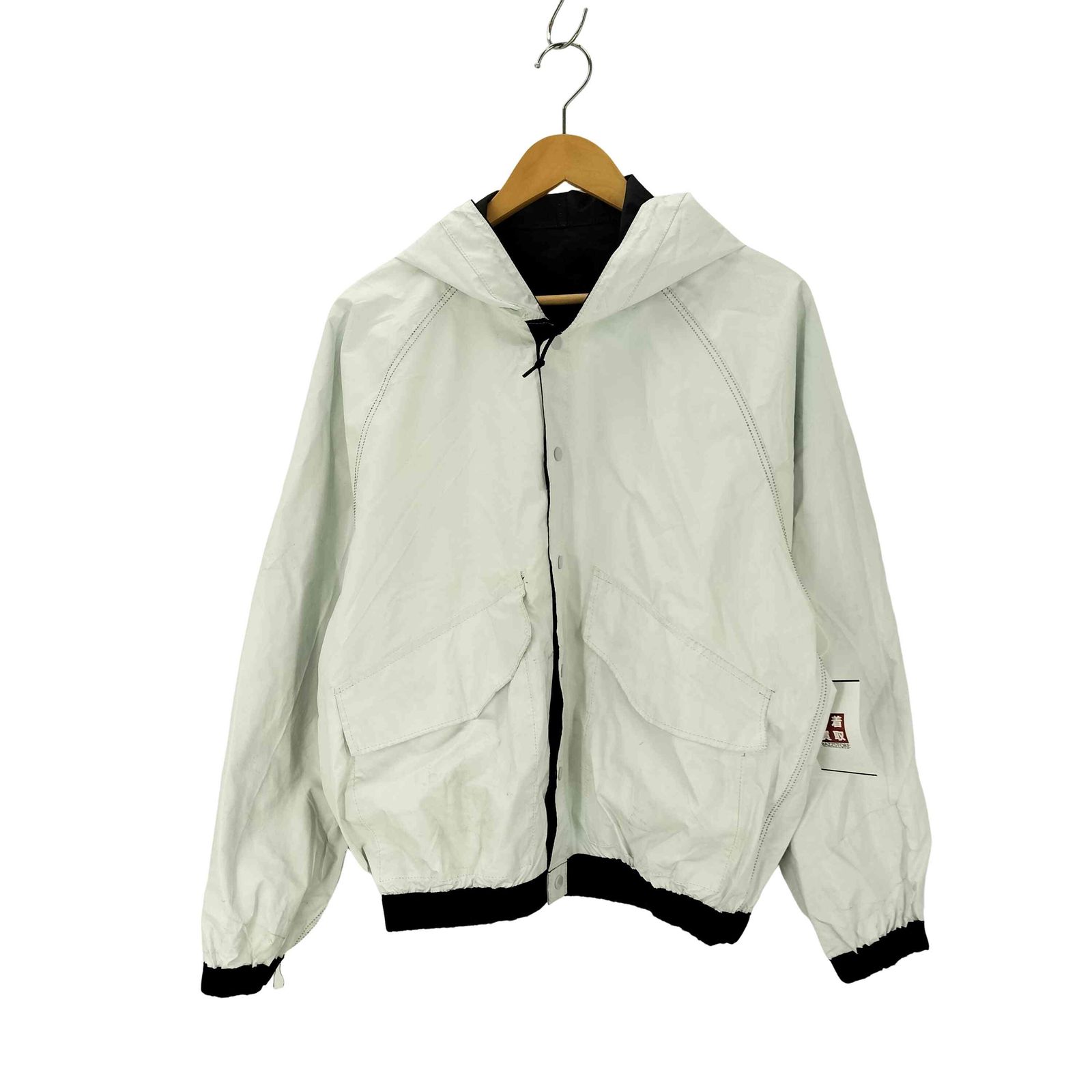 チャップスラルフローレン CHAPS RALPH LAUREN 90s 星条旗 リバーシブル フーデッドブルゾン レディース 表記無