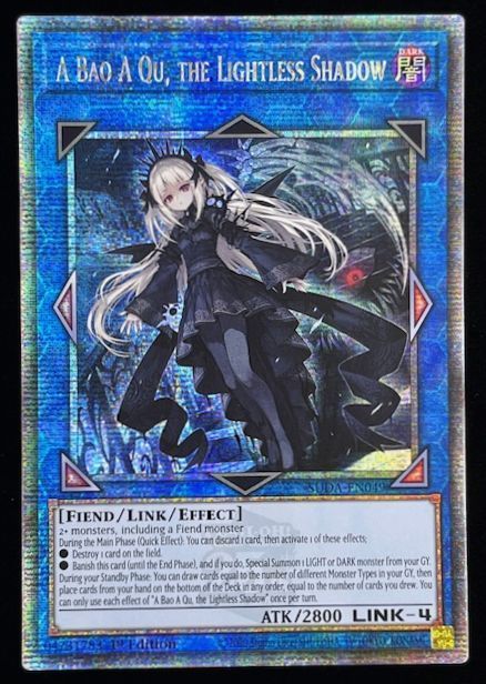 遊戯王 英語 EU 光なき影ア バオ･ア･クゥー 25thシークレット 1st