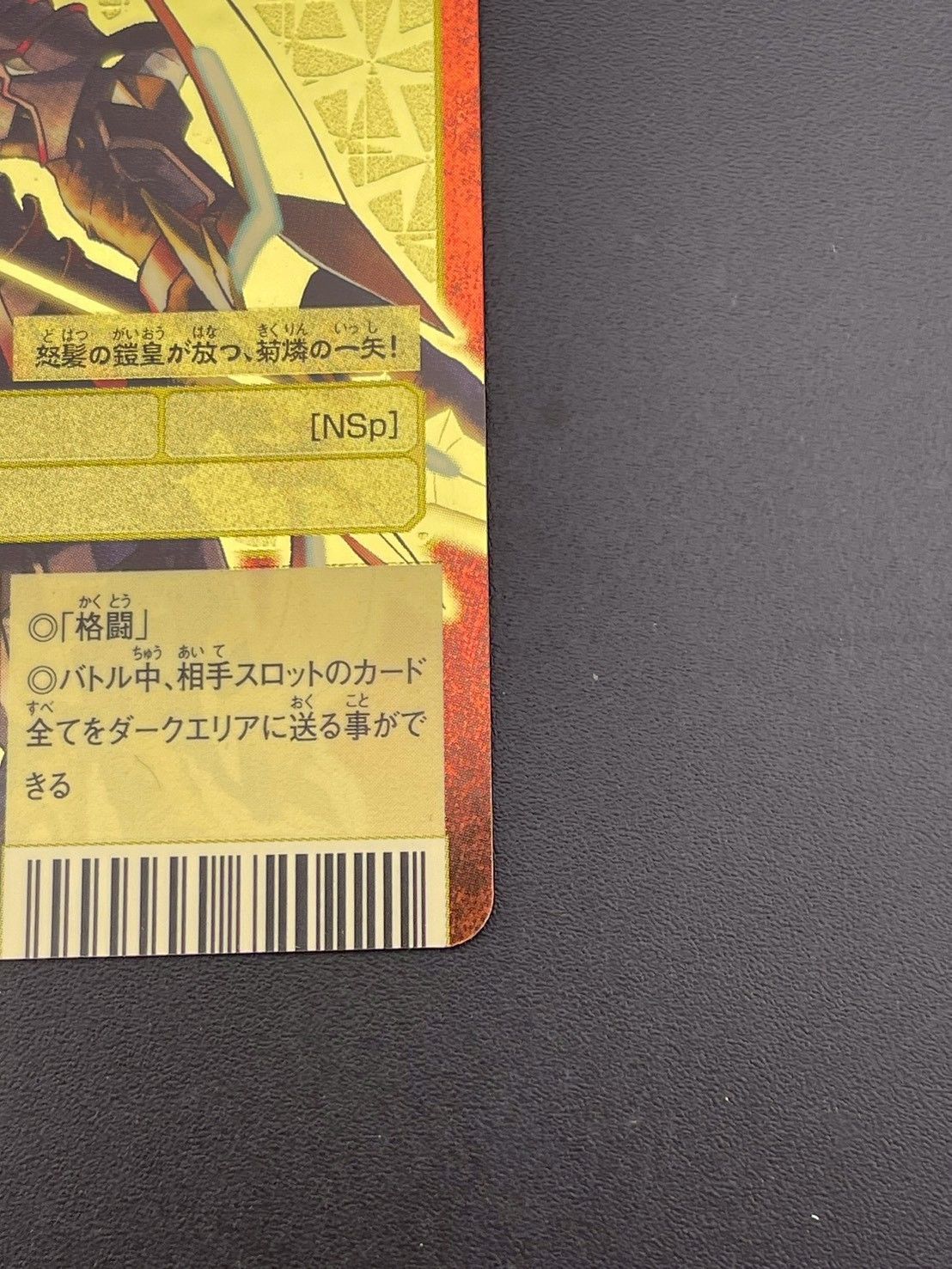 品 ガイオウモン BX-121 B面 ゴールドエッチングカード デジタルモンスターカードゲーム デジモンカード BANDAI