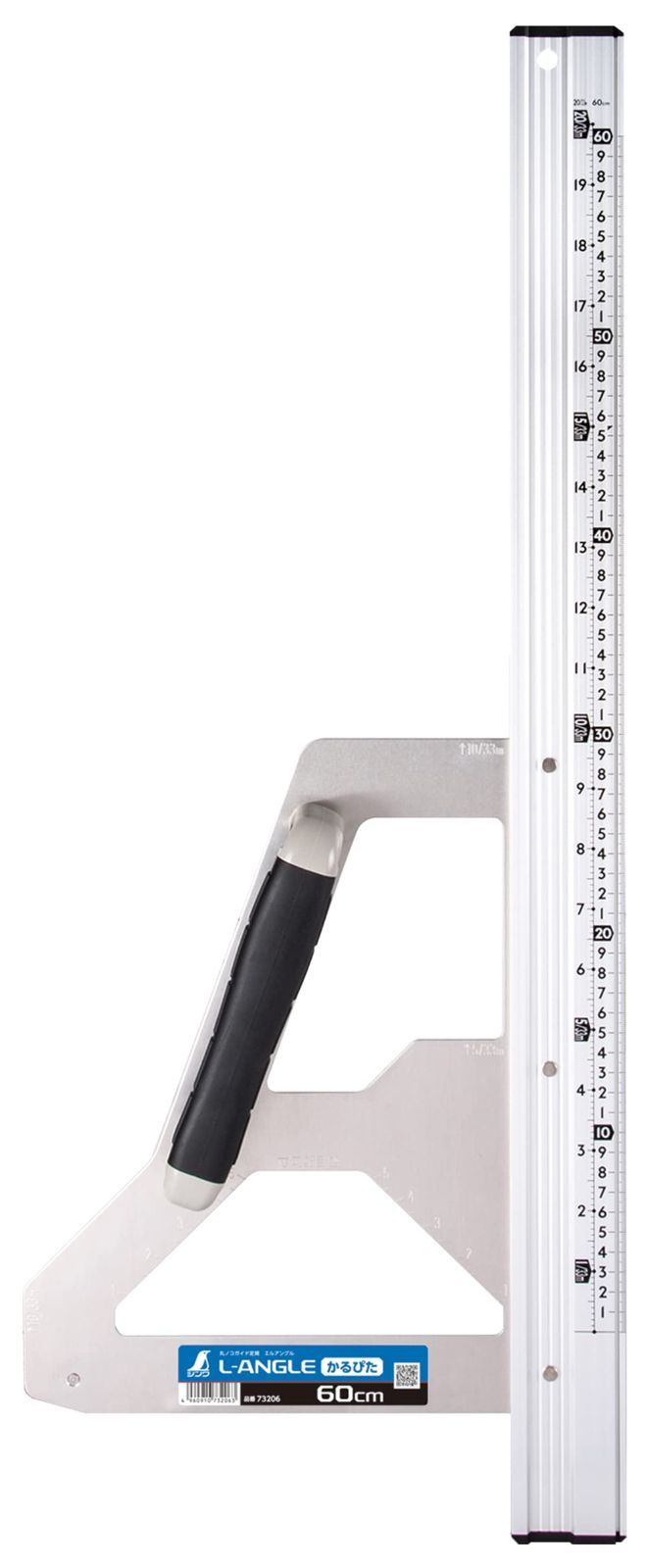 シンワ測定(Shinwa Sokutei) 丸ノコガイド定規 エルアングルPlus シフト 60cm 寸勾配切断機能付 79053