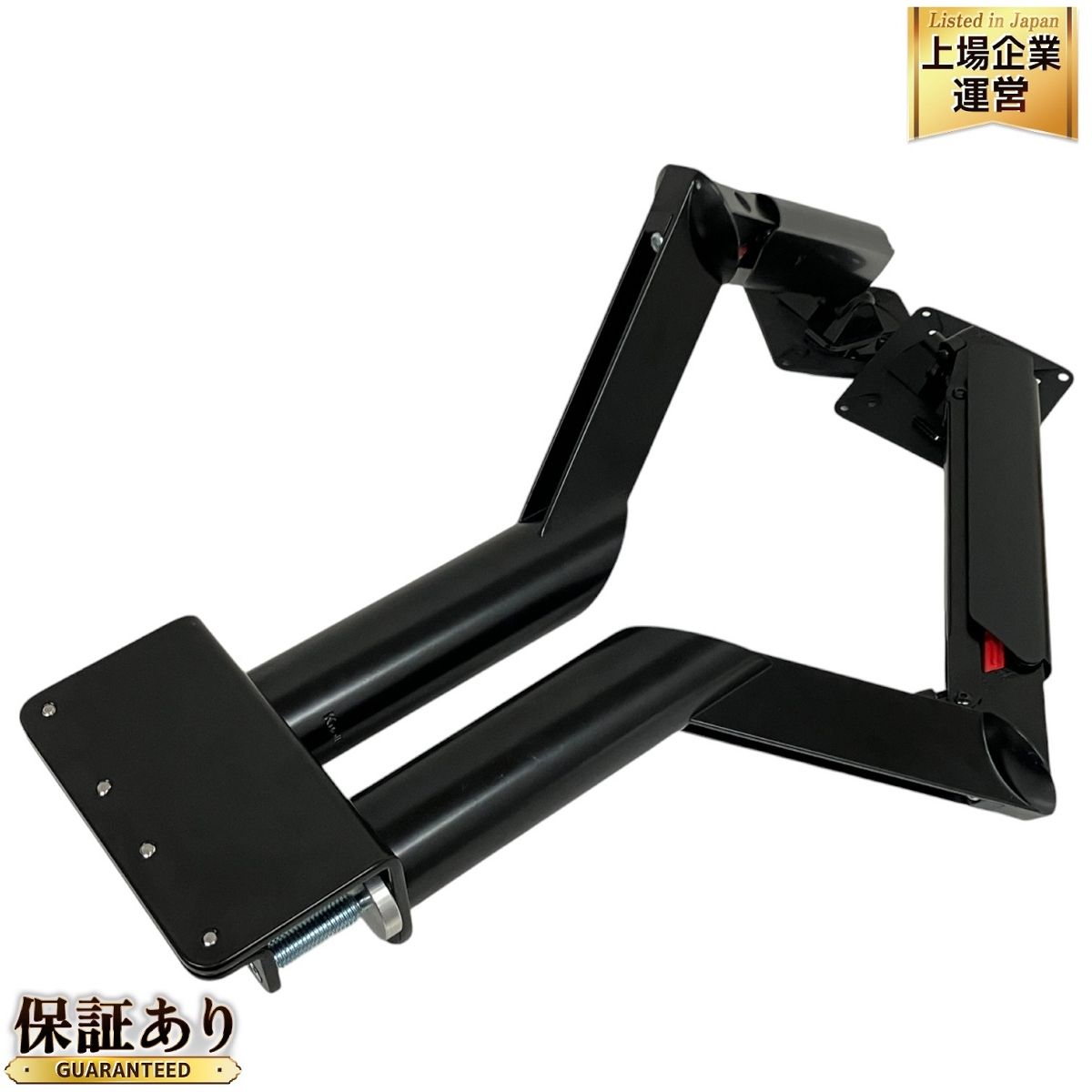Knoll XYZ Monitor Arm ダブル モニターアーム クランプ式 ブラック PC周辺機器 中古 T9208549