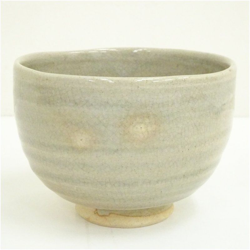 萩焼 大和松緑造 茶碗 共箱 茶道 抹茶 おしゃれ 抹茶茶碗 抹茶碗 和食器 レトロ 茶器 骨董 茶わん 茶会 茶の湯