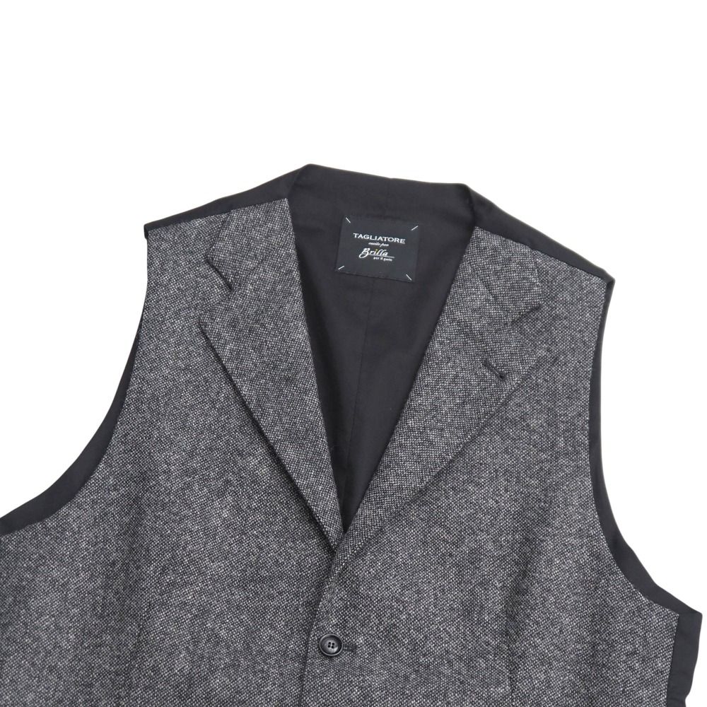 絶対お買い得！ TAGLIATORE × Brilla per il gusto タリアトーレ × ブリッラ ペル イル グスト DENNIS デニス ベスト サイズ44|R ビームス別注 ジレ シングル イタリア製 ブランド古着 20250915|RA6009