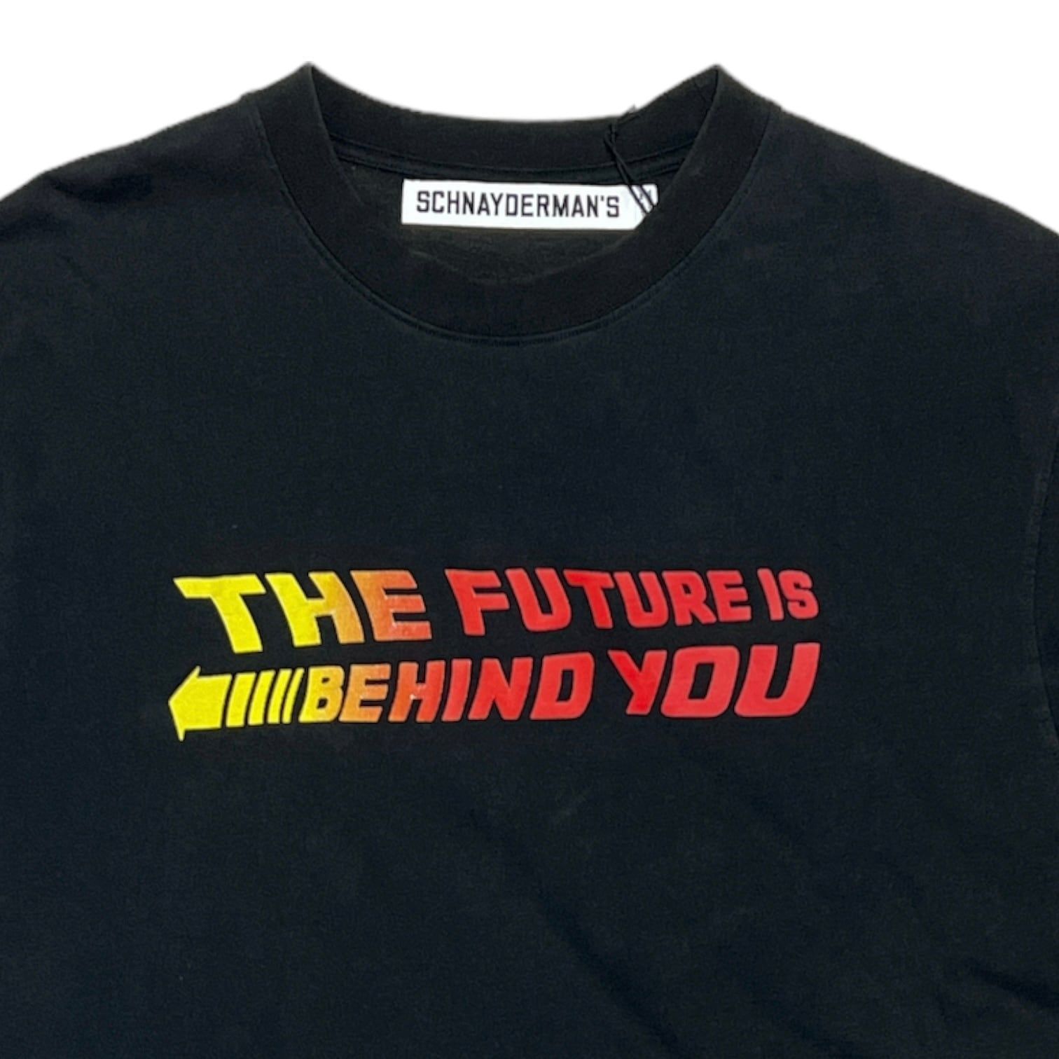 SCHNAYDERMANS　THE FUTURE BEHIND YOU Print T-Shirts