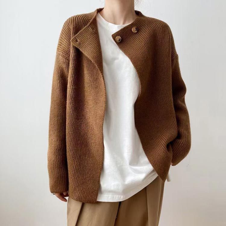 ニットカーディガン ニット カーディガン レディース ニットアウター トップス ライトアウター セーター ふわふわ 春服 秋服 長袖 ショート丈 ボタン付き 楽天市場】カーディガン レディース 秋冬 ハート 金ボタン