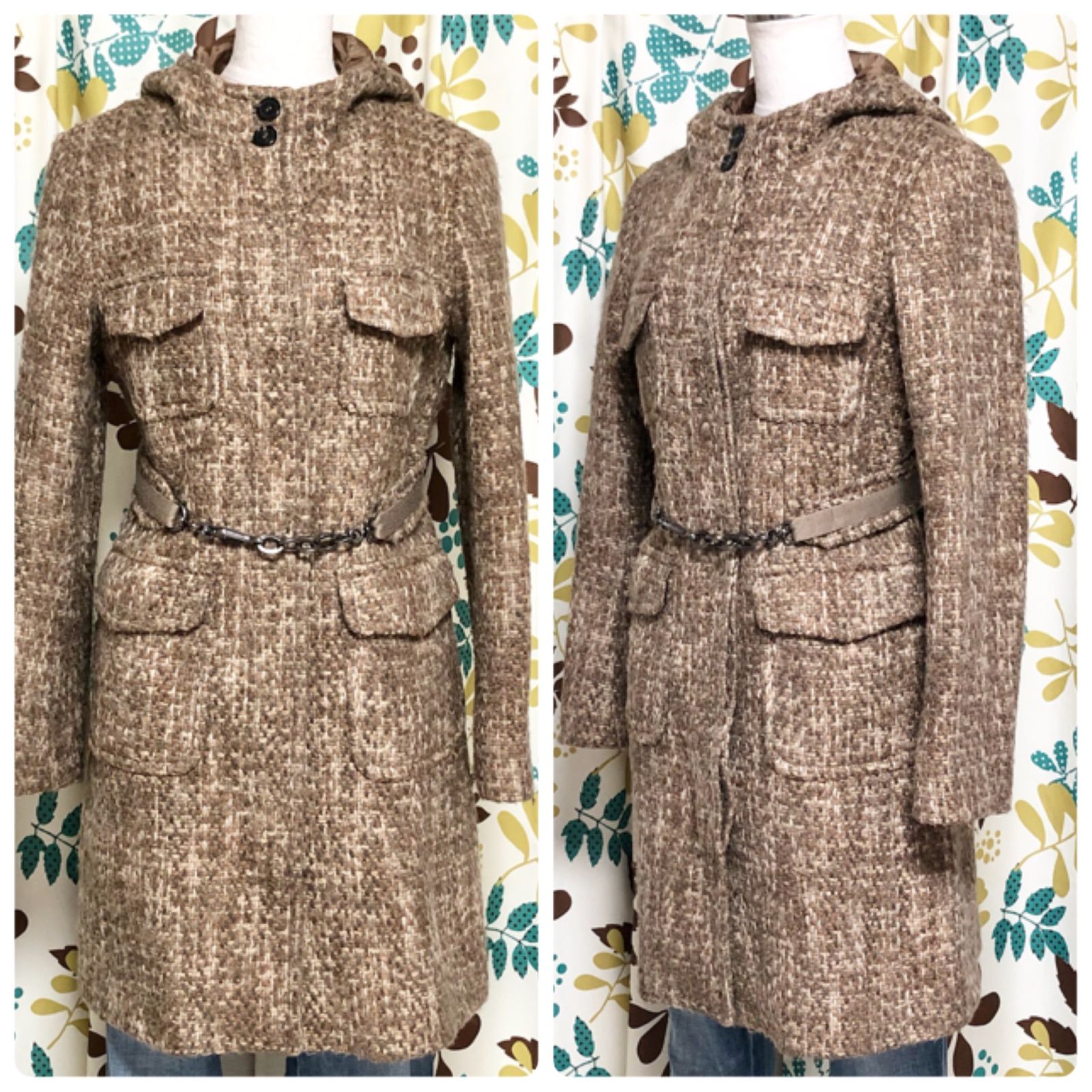 □美品□希少アルパカ混□S.Max Mara エスマックスマーラ
