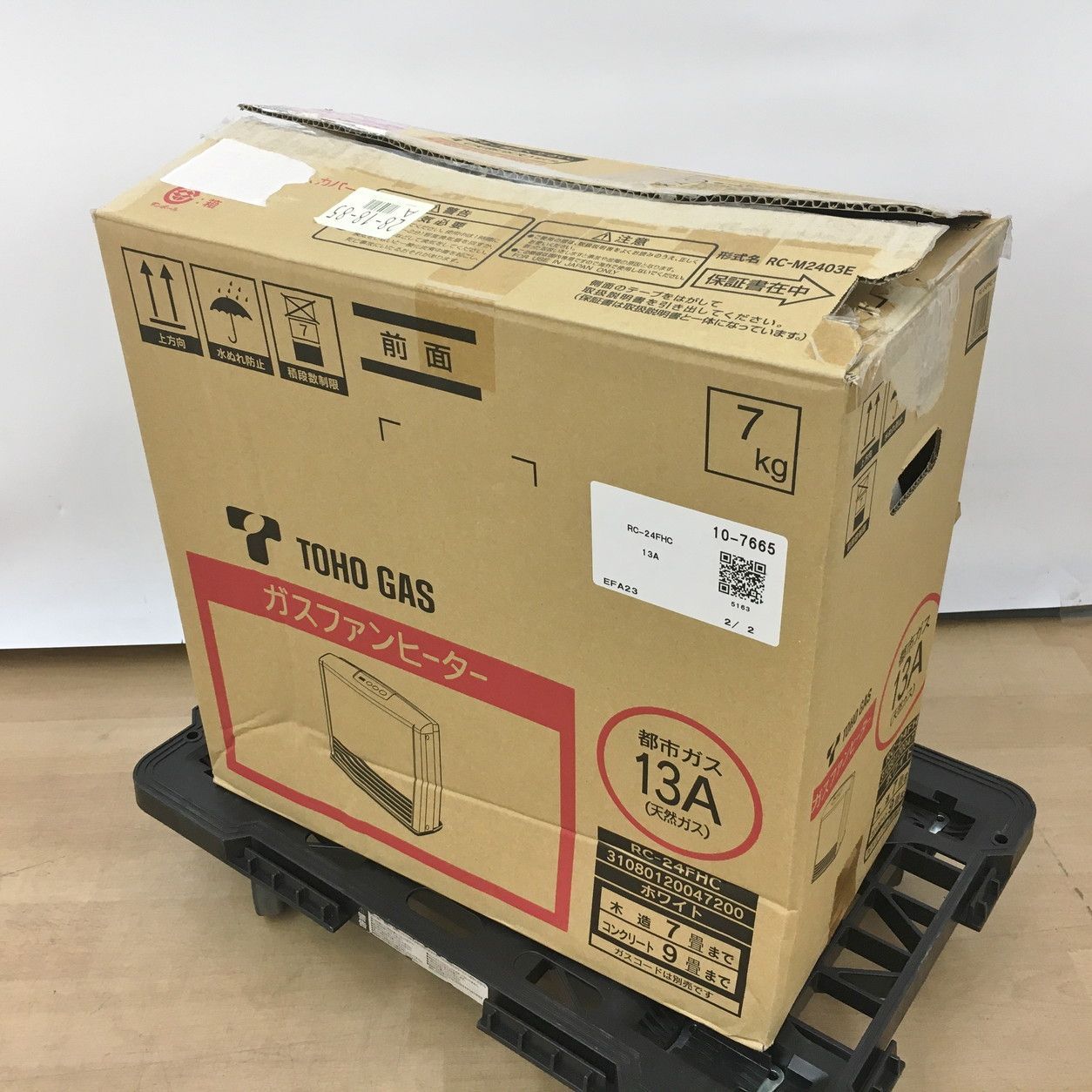 冷暖房・空調 新品TOHO GAS ガスファンヒーター RC-24FHC 都市ガス 13A
