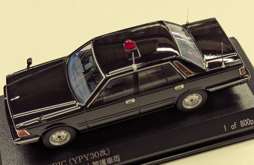 ヒコセブン 1/43 RAIS 日産 セドリック (YPY30) 1985 警察本部