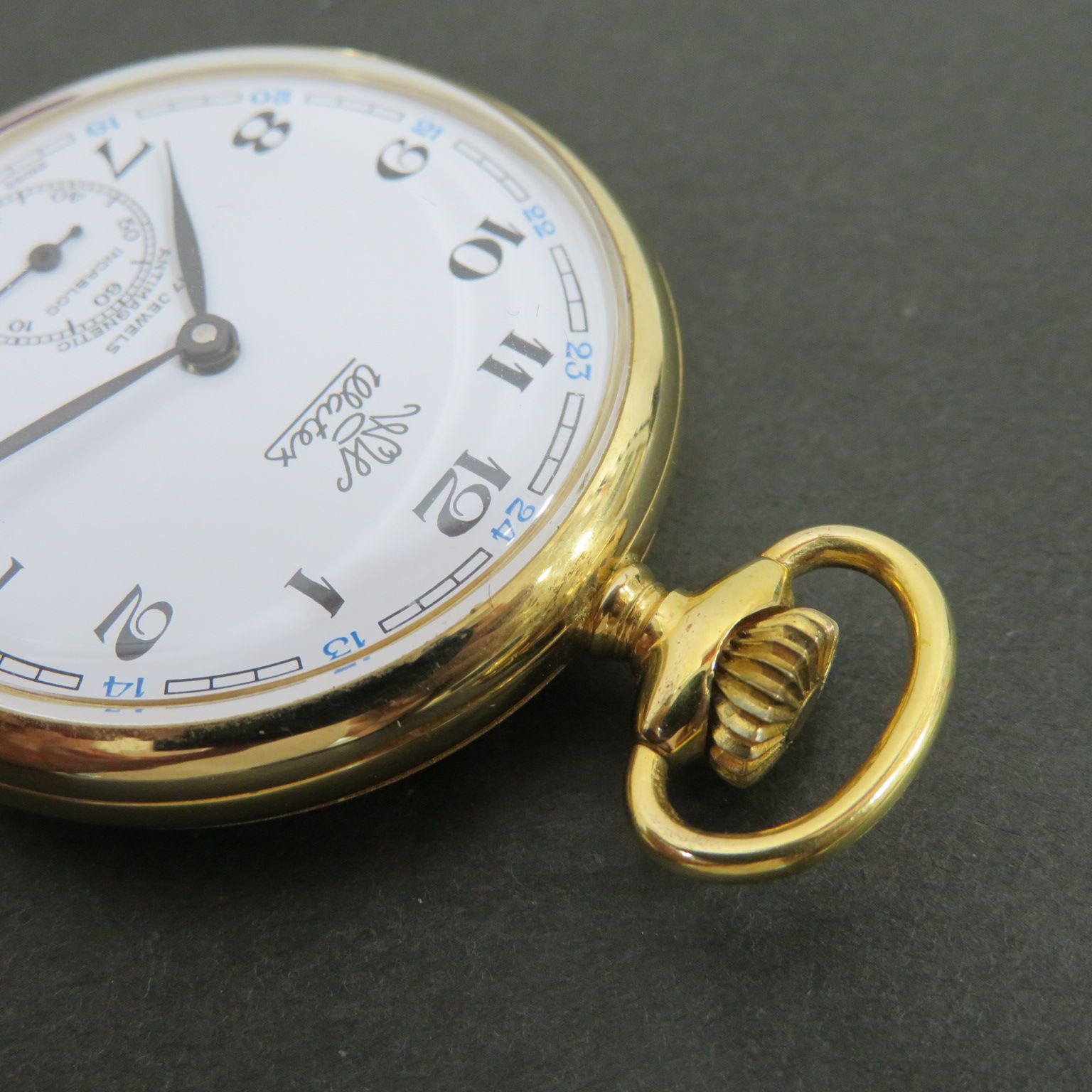 ワテックス 手巻き 懐中時計 昭和天皇・皇后両陛下 □懐中時計 WATEX