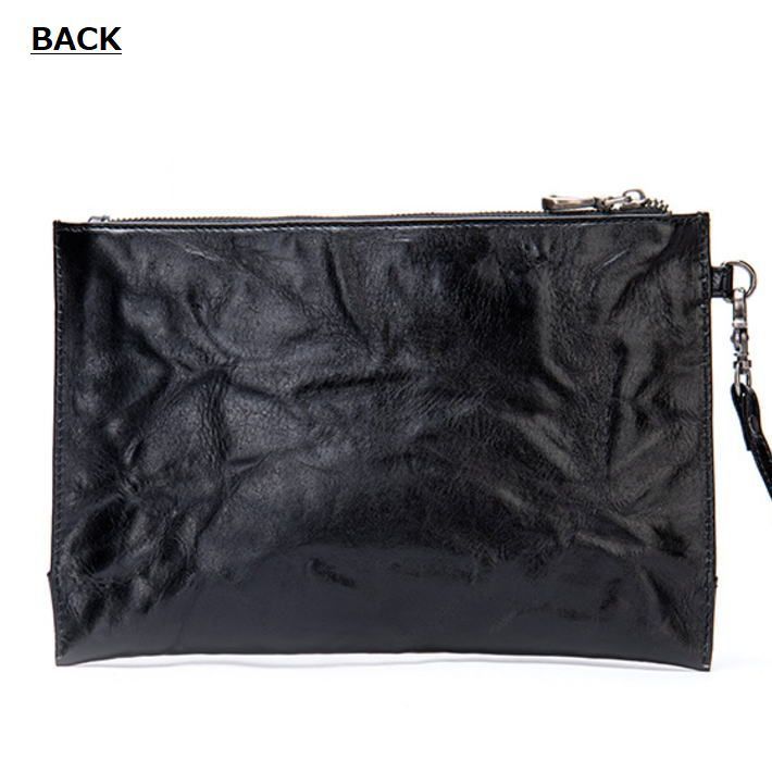 本革クラッチバッグ セカンドバッグ メンズ Vintage 多収納 軽量