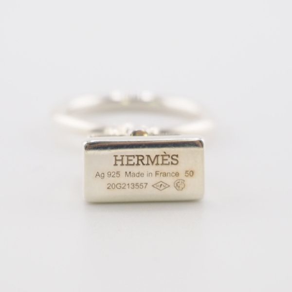 HERMES/エルメス アミュレット バーキン リング・指輪 シルバー