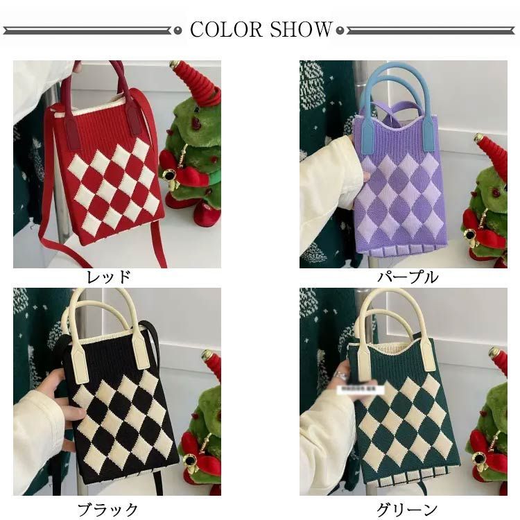 J.CHIC デイリーのバケット＊ショルダー＊ニット＊エコバッグ バケットバッグ レディース ショルダーバッグ 斜め掛け