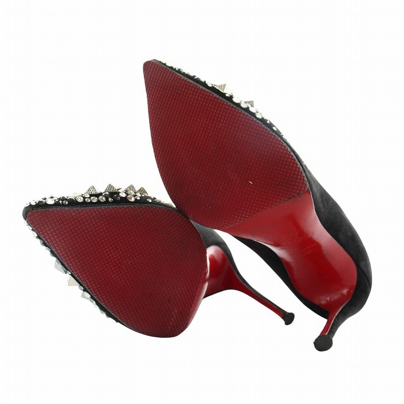 クリスチャンルブタン Christian louboutin パンプス スエード ポイン