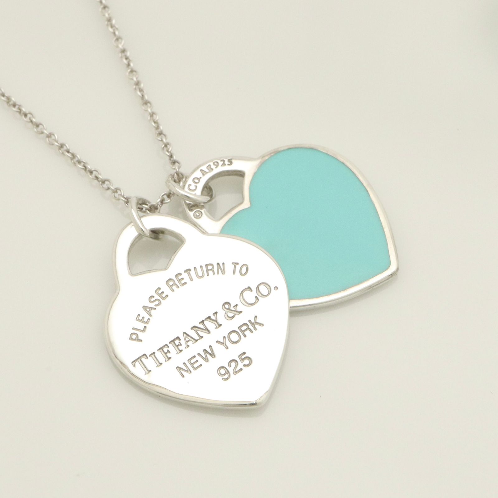 Tiffany & Co. ダブルオープンハート　コンビ　ネックレス TIFFANY&Co.（ティファニー） ネックレス レディース 新春 プレゼント