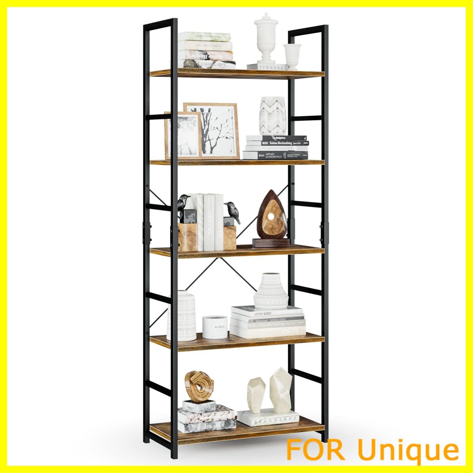 無垢材】フリーカフェラック アンティーク 本棚 木製ラック・ウッド