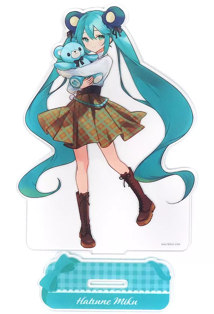 中古】雑貨 初音ミク アクスタB.I.G. 「初音ミク＆ピアプロ