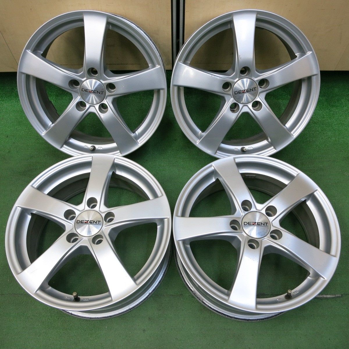 *送料無料* 4本価格ワーゲン ゴルフ 等 DEZENT ディゼント 16インチ ホイール 16×6.5J PCD112/5H4080710SYホ