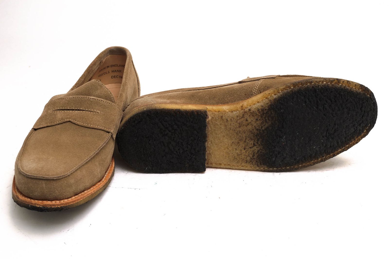 SANDERS サンダース ローファー SADDLE LOAFER ブラック 黒 8 1/2 