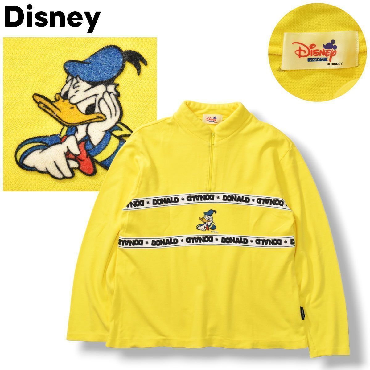90sヴィンテージ ディズニー Disney ドナルドダック ハーフ