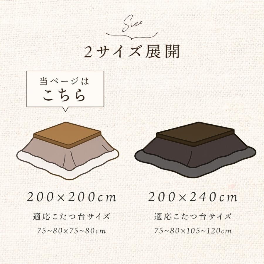 ロマンス こたつ布団 正方形 200×200 こたつ掛け布団 ノルディック柄 デコール 北欧風 ボア裏地 おしゃれ USB-4835-6131-4500 MARWIL-DEMENAGEMENTS_CH