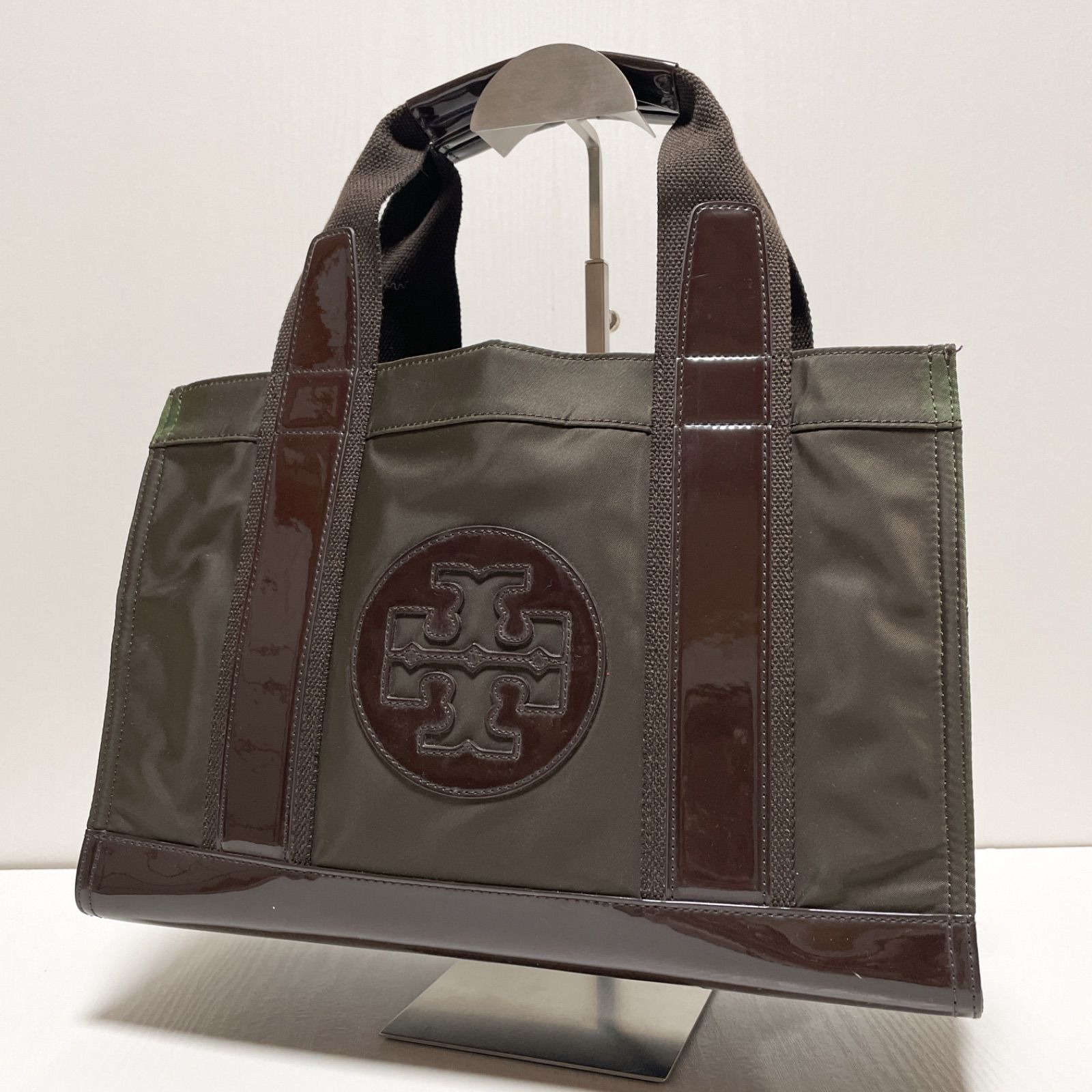 A4】TORY BURCH トリーバーチ ELLA エラ トートバッグ ビッグロゴ 