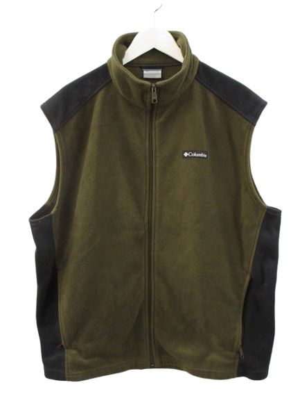 オーベルジュ BIBURY フリースベスト 40 British Green AUBERGE