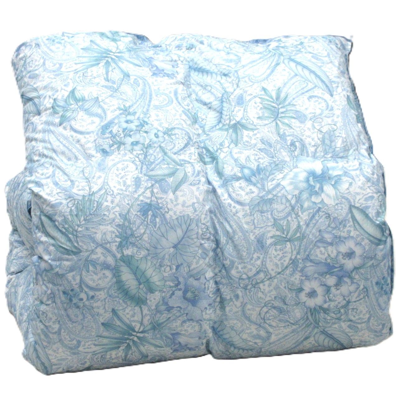 フランス産 西川羽毛掛けふとん シングル ブルー ダウン90％ 日本製