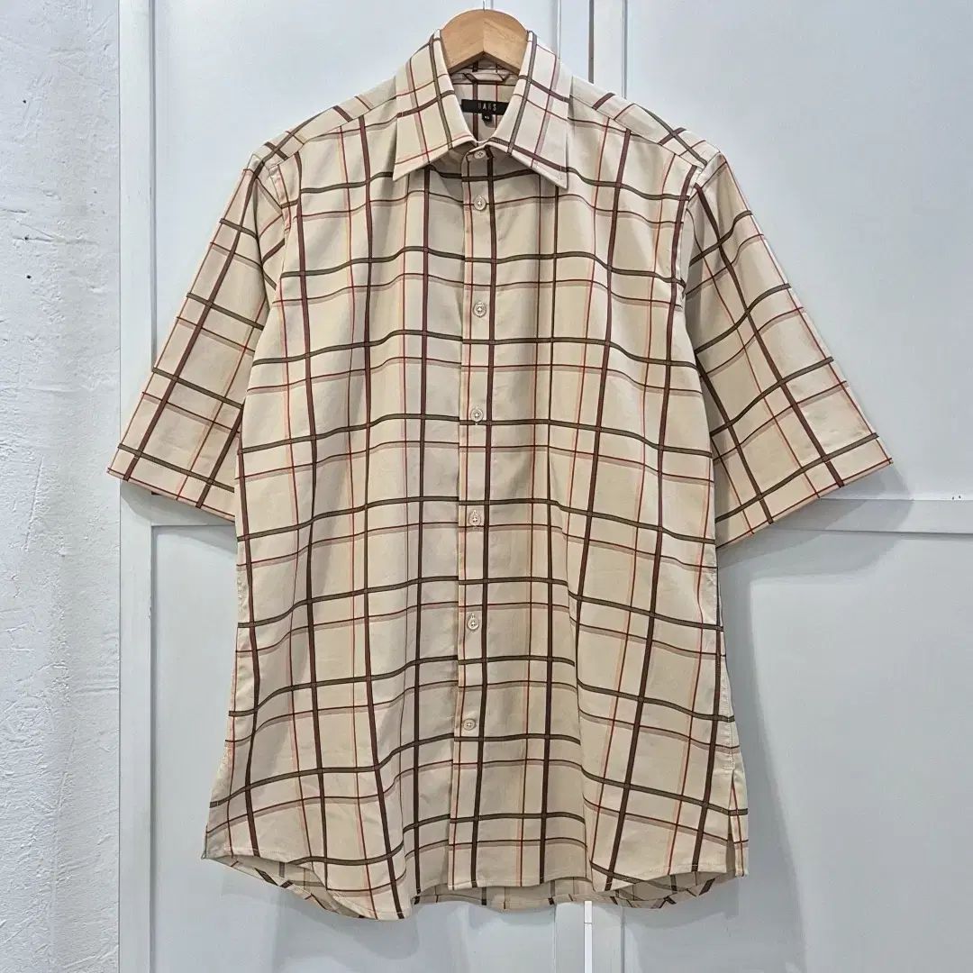 DAKS(ダックス) チェック 半袖 シャツ メンズ