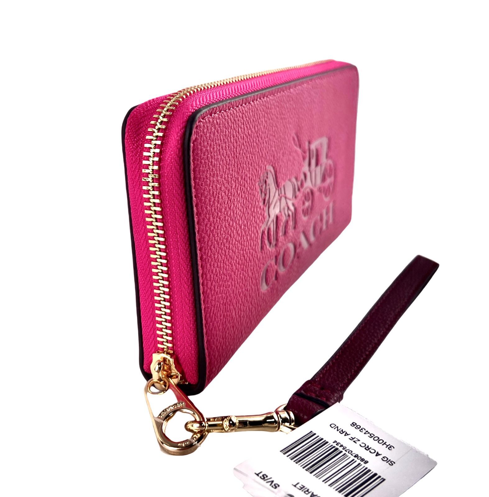 コーチ COACH 長財布 ホース アンド キャリッジ ロゴ ＃C5889 くすみ 