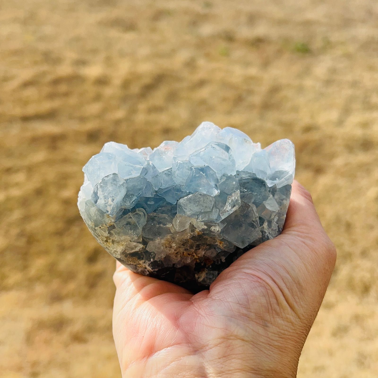 セレスタイト クラスター インテリア 天然石