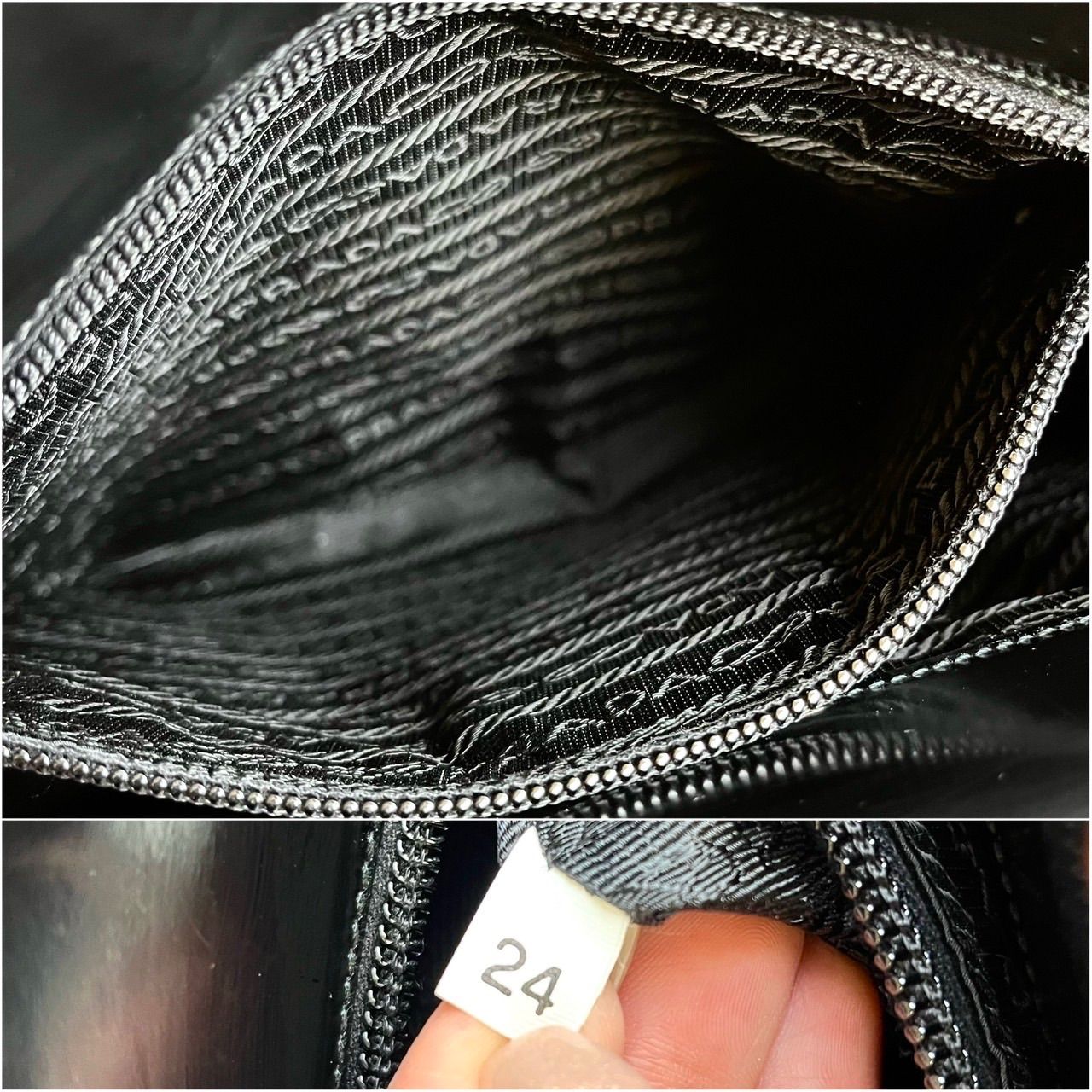 ✨良品✨PRADA プラダ ハンドバッグ トートバッグ ロゴ型押し ✨良品✨PRADA プラダ ハンドバッグ トートバッグ ロゴ型押し