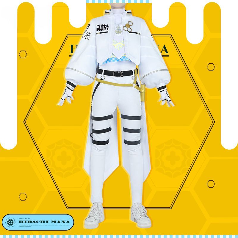 1～3日以内に発送 コスプレ衣装 にじさんじ VTuber 風 緋八マナ 通常衣装 変身後衣装 普段着 女性Lサイズ