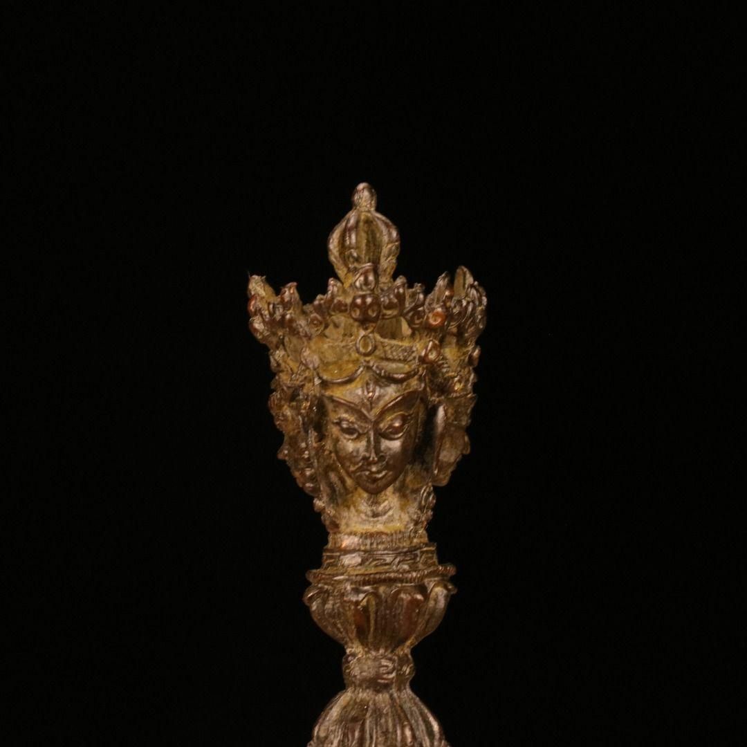 金剛杵降魔杵 法器 チベット密教仏具 銅製品 鎮宅辟邪 開運風 招財置物