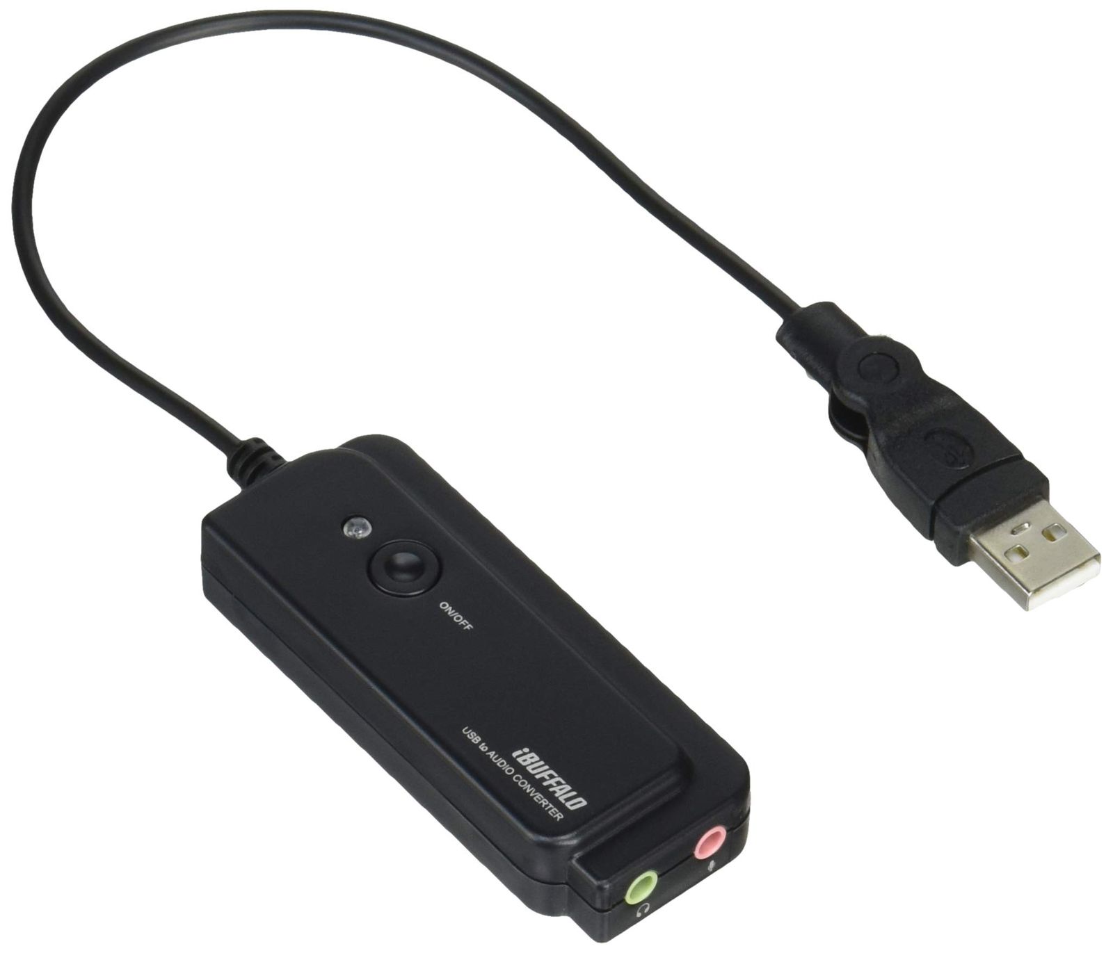 SALE，限定セール BUFFALO USBオーディオ変換ケーブル(USB A to 3.5mmステレオミニプラグ) Mac PS3でステレオミニプラグ接続のヘッドセットが使える ブラック BSHSAU01BK [単品] [旧モデル] その他