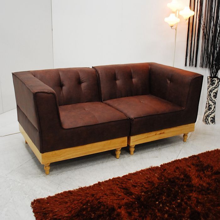 アウトレット 現品限り 一部 北欧風スタイル 新素材セーフスペックレザー 搬入が行いやすい2分割デザイン