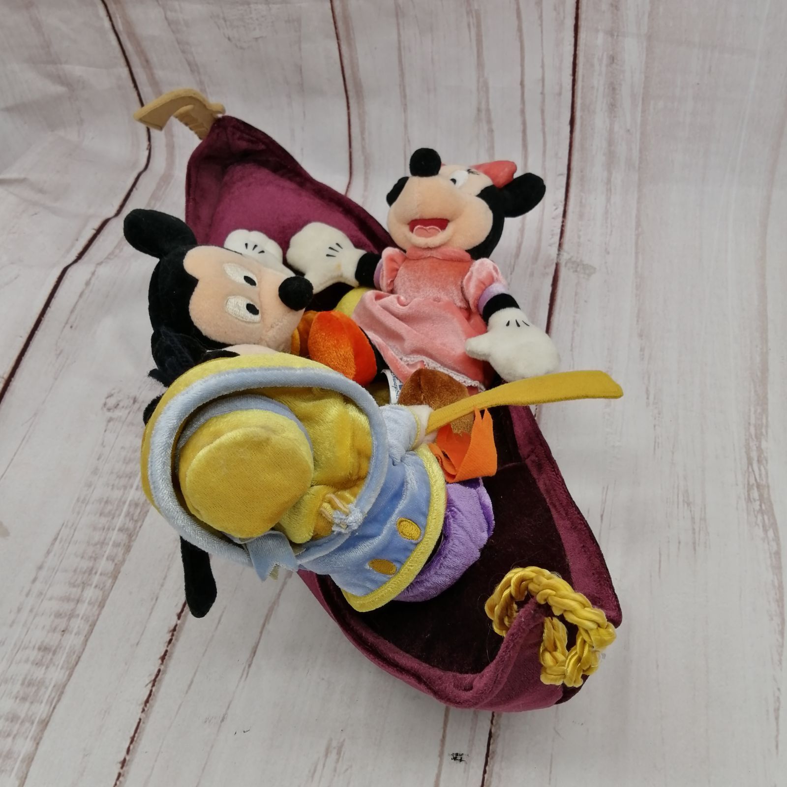 ディズニー　ぬいぐるみ　ベネツィアンゴンドラ　ミッキー　ミニー　グーフィー　レア レア 希少 ディズニー ぬいぐるみ ベネツィアンゴンドラ