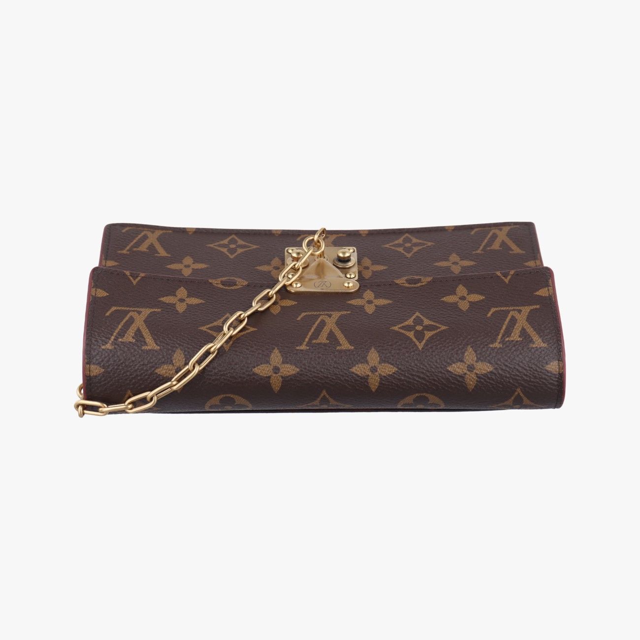 ルイ・ヴィトン ブラウンレザーポーチ 中古・古着通販】LOUIS VUITTON (ルイ ヴィトン) ポーチ